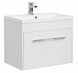 Тумба с умывальником Aquanet Августа 210028 75 см белая
