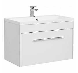 Тумба с умывальником Aquanet Августа 210030 90 см белая