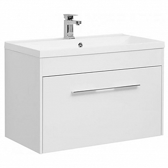 Тумба с умывальником Aquanet Августа 210030 90 см белая