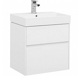 Тумба с умывальником Aquanet Бруклин 203958 60 см белая