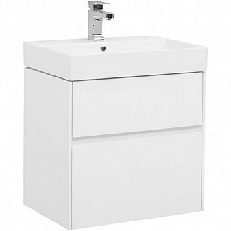 Тумба с умывальником Aquanet Бруклин 203958 60 см белая