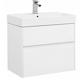 Тумба с умывальником Aquanet Бруклин 203959 70 см белая