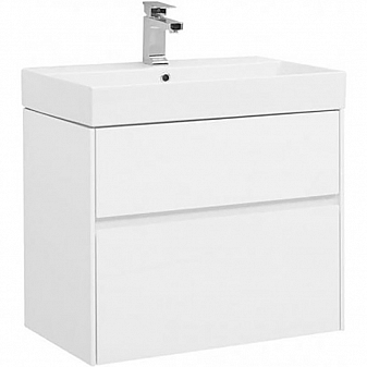 Тумба с умывальником Aquanet Бруклин 203959 70 см белая