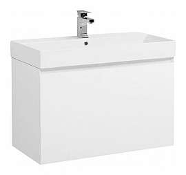 Тумба с умывальником Aquanet Йорк 202092 85 см белая