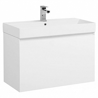 Тумба с умывальником Aquanet Йорк 202092 85 см белая