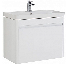 Тумба с умывальником Aquanet Вилора 196945 80 см белая