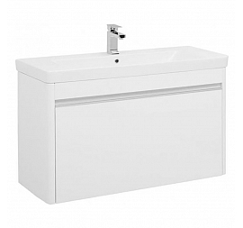 Тумба с умывальником Aquanet Вилора 199872 105 см белая