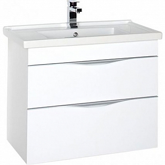 Тумба с умывальником Aquanet Эвора 184937 80 см белая
