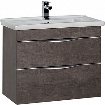 Тумба с умывальником Aquanet Эвора 184937 80 см дуб антик