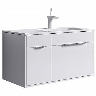 Тумба с умывальником Aqwella 5 stars Malaga Mal.01.09/R 90 см белый