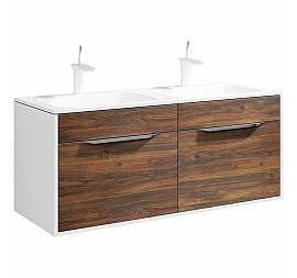 Тумба с умывальником Aqwella 5 stars Malaga Mal.01.12/CD 120 см крафт темный