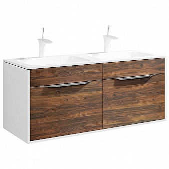 Тумба с умывальником Aqwella 5 stars Malaga Mal.01.12/CD 120 см крафт темный