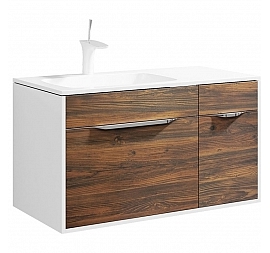 Тумба с умывальником Aqwella 5 stars Malaga Mal.01.09/L/CD 90 см крафт темный