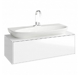 Тумба с умывальником Aqwella 5 stars Genesis GEN0110W 100 см белый