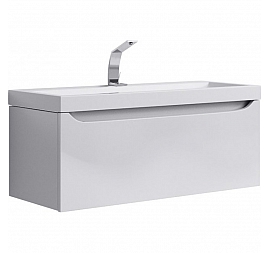 Тумба с умывальником Aqwella 5 stars Verona Ver.01.10/W 100 см белый