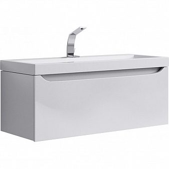 Тумба с умывальником Aqwella 5 stars Verona Ver.01.10/W 100 см белый