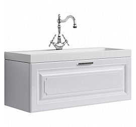 Тумба с умывальником Aqwella 5 stars Empire Emp.01.10/W 100 см белый