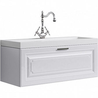 Тумба с умывальником Aqwella 5 stars Empire Emp.01.10/W 100 см белый