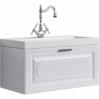 Тумба с умывальником Aqwella 5 stars Empire Emp.01.08/W 80 см белый