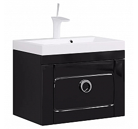 Тумба с умывальником Aqwella 5 stars Infinity Inf.01.06/001/BLK 60 см черный