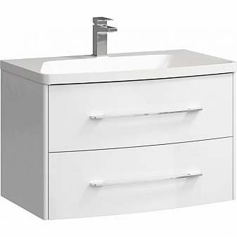Тумба с умывальником Aqwella 5 stars Neringa NER0108 80 см белый