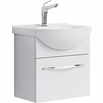 Тумба с умывальником Aqwella Аллегро Agr.01.05/1 50 см белый