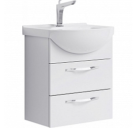 Тумба с умывальником Aqwella Аллегро Agr.01.05/2 50 см белый