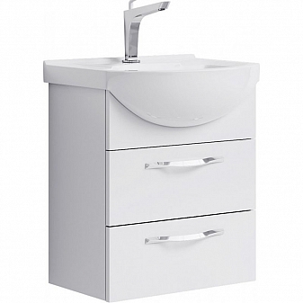 Тумба с умывальником Aqwella Аллегро Agr.01.05/2 50 см белый