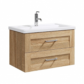 Тумба с умывальником Aqwella Classic Фостер FOS01082DS 80 см дуб сонома