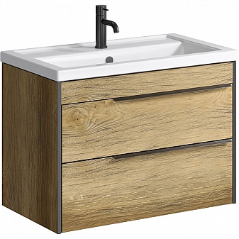 Тумба с умывальником Aqwella Classic Фарго FRG0108DB 80 см дуб балтийский