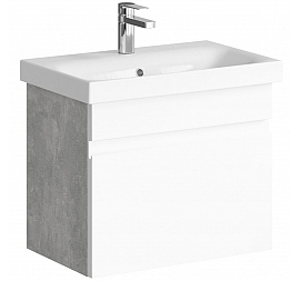 Тумба с умывальником Aqwella Classic Smart SRT0106BS 60 см бетон светлый