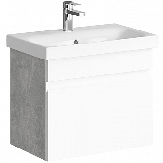 Тумба с умывальником Aqwella Classic Smart SRT0106BS 60 см бетон светлый