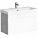 Тумба с умывальником Aqwella Classic Smart SRT0108BS 80 см бетон светлый