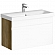 Тумба с умывальником Aqwella Classic Smart SRT0108DB 80 см дуб балтийский