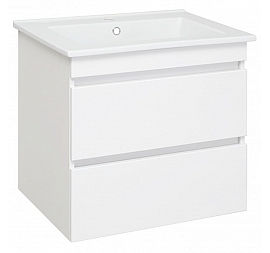 Тумба с умывальником Runo Манхэттен 65 см белая
