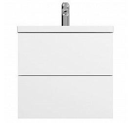 Тумба с умывальником AM.PM Gem M90FHX06022WG 60 см 2 ящика белая