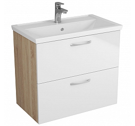 Тумба с умывальником Uncoria Вольта 70 см дуб сонома