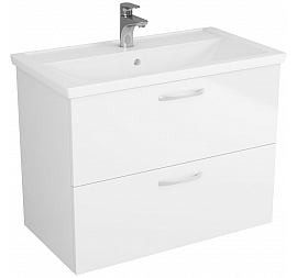 Тумба с умывальником Uncoria Вольта 80 см белая