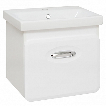 Тумба с умывальником Runo Капри 50 см подвесная