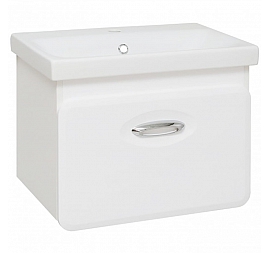 Тумба с умывальником Runo Капри 60 см подвесная