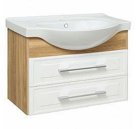 Тумба с умывальником Runo Дублин 80 см
