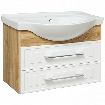 Тумба с умывальником Runo Дублин 80 см