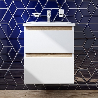 Тумба с умывальником AM.PM X-Joy M85AFHX0552WG 55 см