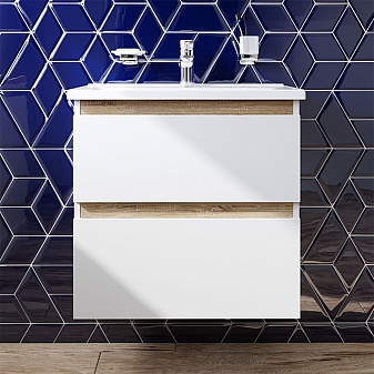 Тумба с умывальником AM.PM X-Joy M85AFHX0652WG 65 см