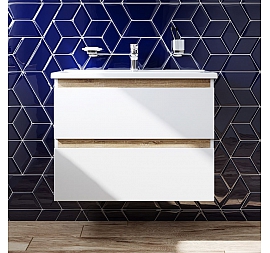 Тумба с умывальником AM.PM X-Joy M85AFHX0802WG 80 см