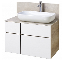 Тумба с умывальником Акватон Мишель 80 1A2445K2MIX40 80 см