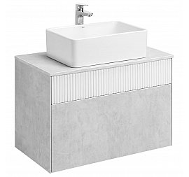 Тумба с умывальником Акватон Марбл 80 1A2762K1MH4C0 80 см