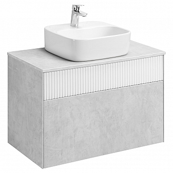 Тумба с умывальником Акватон Марбл 80 1A2762K0MH4C0 80 см