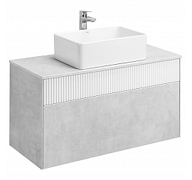 Тумба с умывальником Акватон Марбл 100 1A2763K1MH4C0 100 см