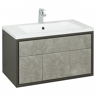 Тумба с умывальником Акватон Уэльс 80 1A2679K1WA6A0 80 см